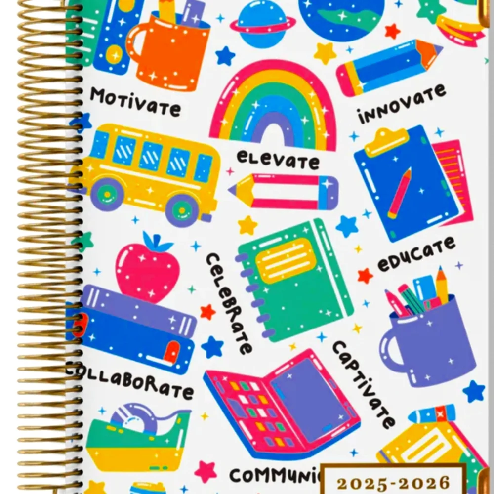 Colorful Academic Planner 2025-2026